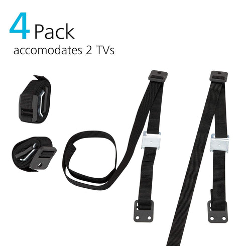 Safety 1st Furniture Strap, 4PK, One Size, Black, 4 Straps by Safety 1st