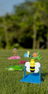 Children Golf Set with Golf Clubs, Practice Holes, Floral/Animal Obstacles, Golf Balls