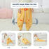 MICHLEY Toddler Sleeping Sack with Feet, Newborn Infant Sleeveless Sleeping Bag for Walkers (Duck, 3-5T)