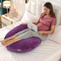 BATTOP Pregnancy Pillows for Sleeping,Maternity Body Pillow with Washable Cover,New Mom Gifts for Women,Support