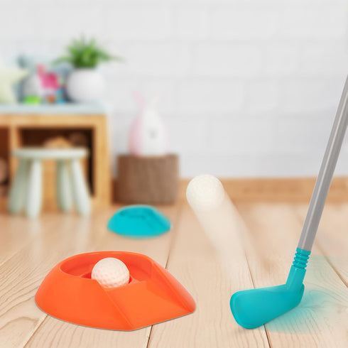 Battat Kids Golf Set, 2 Golf Clubs, 2 Golf Balls, 2 Putting Cups, Indoor & Outdoor Games for Ages 3+