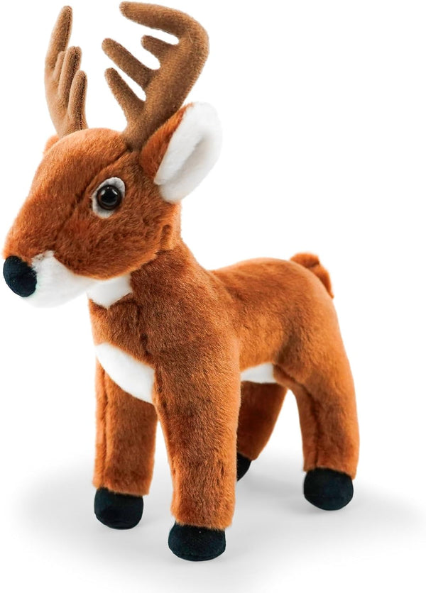 Sika Deer Stuffed Animal Toy Jungle Animals 10 INCH,Plushies Stuffed Animals for