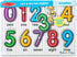 Melissa & Doug Wooden Peg Puzzle - Lift & See Numbers, 10 Pieces, FSC Certified