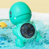 Xinsheinelry 3 Bath Thermometer, Digital Dinosaur Bath Thermometers Light Alerts Automatic for Newborns