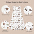 david's kids 100% Cotton Baby Sleep Sack, 12-18 Months, Ultra Soft Wearable Blankets with 2-Way Zipper, Woodland