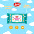 3Pack, 80 JALOMA Baby Wipes with Chamomile and Calendula Extract, Hypoallergenic and Paraben Free, Ct Each