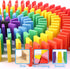 BigOtters Extra Large Domino Blocks Set - 108PCS Colorful Racing Tile Game Educational Toys for Boys Girls