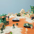 Juvale 100-Piece Army Men Toy Soldiers Playset for Boys – Small Plastic Action Figures, Military Battlefield Fort Accessories, Tanks by Juvale