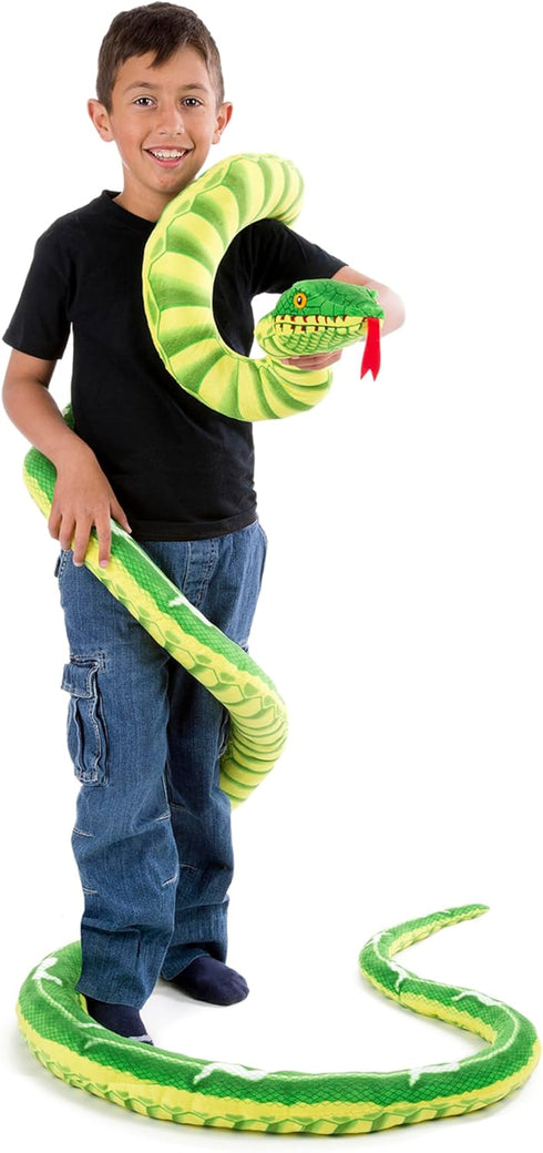Melissa & Doug Giant Boa Constrictor, Lifelike Stuffed Animal Snake