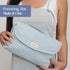 Toddlekind Mini Maven Portable Changing Pad Travel Diaper Clutch for Babies, Organic Cotton & Water-Resistant, Compact
