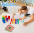 Rainbow Counting Bears with Matching Sorting Cups - 90 Piece STEM Educational Math Manipulatives Toy Set for Toddlers