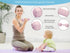 Giftty Baby Dumbbell Toy, Silicone Infant Rattle Teething Toy, Toddler Sensory Toy, Durable Safe Weight - Great Gift