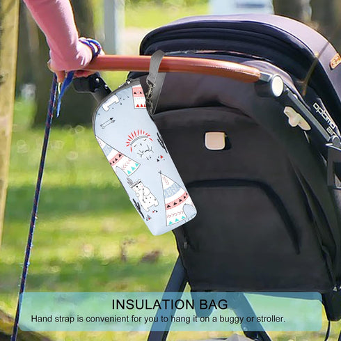 Insulated Baby Bottle Cooler Bag - Ideal for Nursing Moms