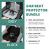 2x Lynmark Potty Training Car Seat Protector for Child Car Seat- Waterproof Soft Car Seat Piddle Pads for Toddlers