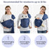 Summer Swimming CUBY Water Baby Sling Carrier Lightweight Breathable Mesh Baby Wraps Carrier Adjustable Ring Sling