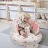 Inflatable Baby Chair with Built-in Air Pump | Sit me Up Floor Seat for Baby 3 Months & Up, Bunny Blow Up Seat