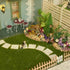 iLAND Dollhouse Flooring on 1/12 scale, Miniature Dollhouse Accessories, 60pcs Double-Sided Floor Tiles