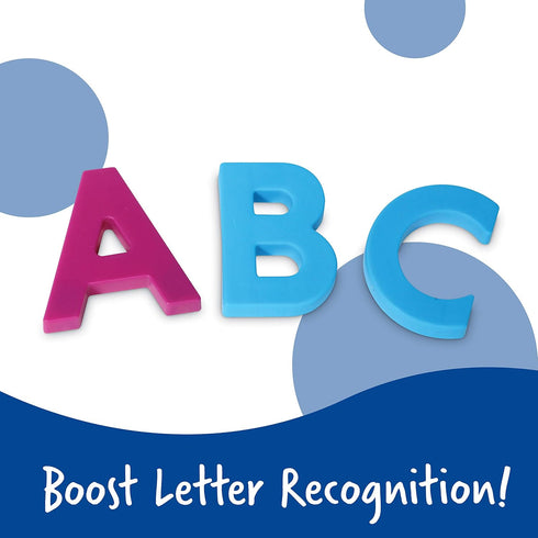 Learning Resources Jumbo Magnetic Uppercase Letters - Magnetic ABC, Alphabet Recognition for Preschoolers, Phonics