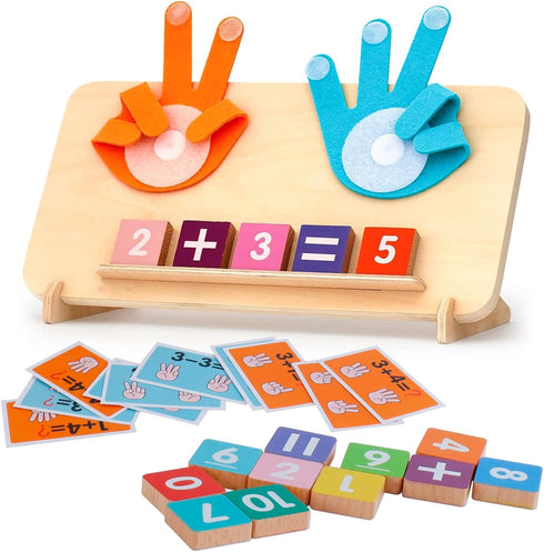Preschool Learning Toys for Toddlers 3+ Years, Educational Number Counting Blocks for