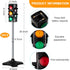 Hiboom 2 Pieces Traffic Light Toy, 2 in 1 Simulation Safety Traffic Indicator with Lights and Sounds for Educational Toy