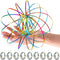 YOFOBU 9 Pack Flow Spinner Ring Arm Magic Spring Arm Flow Sculpture Ring