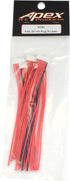Apex RC Products JST-XH 6S Balance Plug with 6" / 150mm Wire Lead, 5 Pack #1084