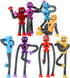 Pop Tubes Robot Toys Fidget Toy - 8 Packs Telescopic Suction Cup Robotics Toys for Toddlers