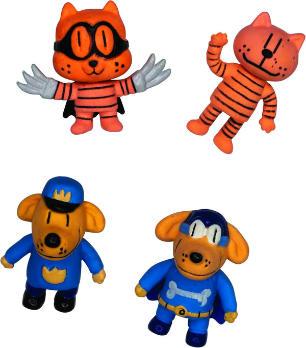 Raymond Geddes Dog Man 3D Puzzle Eraser, Tub of 24