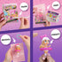 Fashion Fidgets Sensory Toy Dolls - Push Pop Fidget Toy Pack of 2 for Kids, Anxiety and Stress Relief