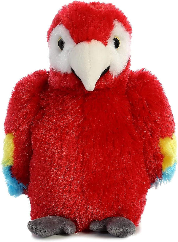 Aurora 8" SCARLET MACAW Stuffed Animal