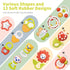 Set 0 1 2 3 4 5 6 7 8 9 10 11 12 Baby Gym Play Mat, Musical Activity Center for Baby, Baby Rattles Toys with Storage