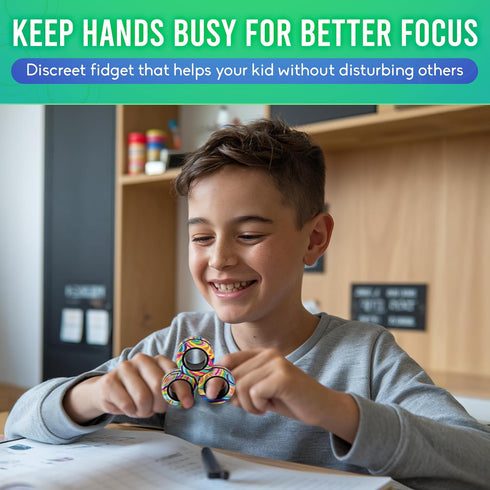 BUNMO Magnetic Fidget Ring, Fidget Toys for Adults, Endless Fun - Spin, Connect & Play - Great Gift for Boys & Girls