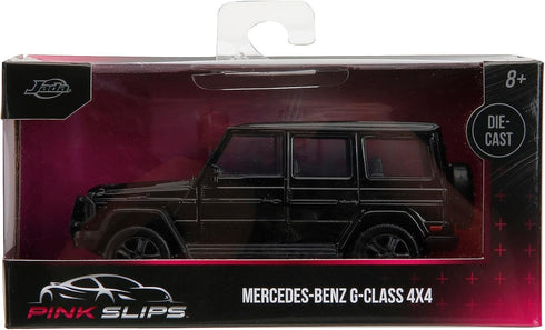 Pink Slips 1:32 W1 Mercedes Benz G Class 4x4 Die-Cast Car, Toys for Kids and Adults in Black