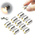 SUZEYAR 10 pcs Miniature Led Lights,Tiny Lights for Hand Craft/DIY,Miniature Lights Battery