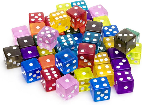 Brybelly Bulk Dice for Board Games, Casino Games & Tabletop RPGs -