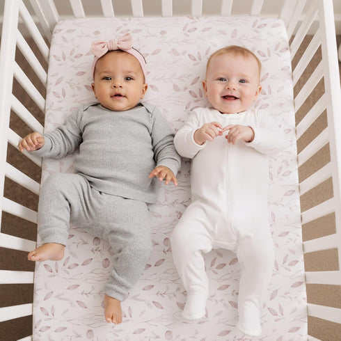 Pack 2-Pack Pack Graco and Play Mattress Sheets Fitted, Mini Crib Sheets for 'n Play Mattress, Stretchy Playard Sheets