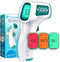 Infrared Forehead Thermometer for Adults and Infants, Touchless iProven Thermometer with Fever Alarm
