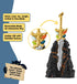 5PC Set Playset 7+ 72179 Schleich Eldrador Creatures - Fantasy Creature - Ice Wolf, Lava Hound, Rock Beast and Sword