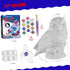 Paint Your Own Owl Lamp Kit, Arts & Crafts Supplies for Kids Ages 6-12, Birthday Gift for Boys and Girls
