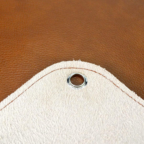 Linkidea Vegan Leather Splat Mat for Under High Chair Floor Protector for Kids - Reusable Infant High Chair Mat Food