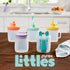 Pyrex Littles 6-PC Silicone Baby Toddler Feeding Set, 5 OZ Pouches and Lids, Airtight Leak-Proof, BPA Free