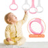 SAFIGLE 4 PCS Baby Pull up Rings, Baby Playpen Pull Rings, Toddler Walking Training Tools, Baby Accessories