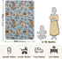 Ollabaky 30"x40" Otters Baby Blanket for Boys Girls Cotton Throw Blanket Swaddle Blanket for Crib Stroller Nursery
