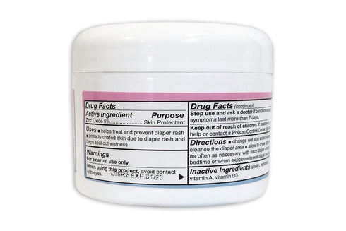 DiaperDerm Baby Diaper Rash Cream, Pediatrician Formulated with 5 Ingredients for Gentle, Happy, and Rash-Free Skin