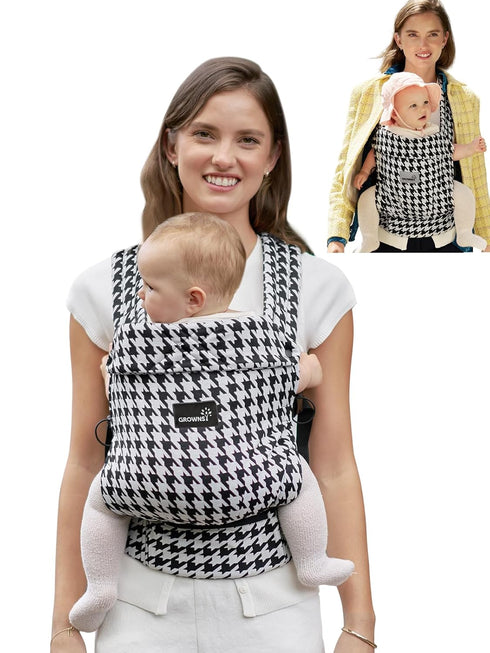 GROWNSY Baby Carrier Newborn to Toddler, Lightweight Ergonomic 7-44 lbs Newborn Carrier
