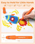24 1-3, 4-8 JUPITEARTH Colors Twist Crayons for Toddlers Non-Toxic Washable Crayons for Ages with Storage Bucket