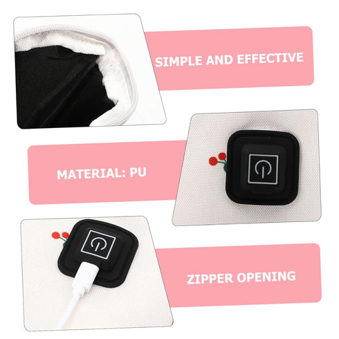 USB Charging Bottle Heating Pouch Thermal Bag for Milk Bottles Portable Milk Warmer with Fireproof Heating Core