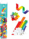 PLUS PLUS 240 Piece Rainbow Mix Interlocking Building Blocks for Kids, Open Ended STEM Classroom Mini Toys