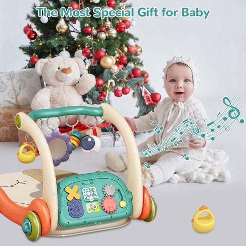 3 1 Tummy 5 0-14 in Baby Play Mat Gym, Kick and Play Piano Gym with Music Light, Activity Time Play mat with Learning