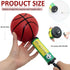 40Pcs 6" Inflatable Mini Basketball Balls Bulk Set, PVC Small Basketball for Over The Door Games and Indoor Outdoor Play